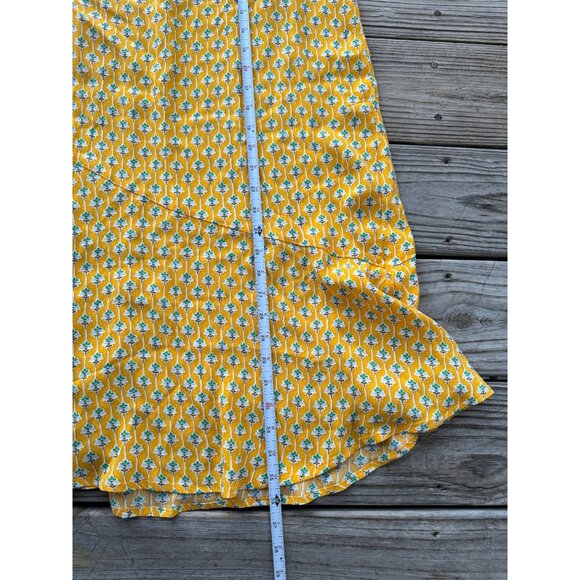 Rhode X Target Casual Skirt Floral Print in Yellow Women's Medium /n2 - Picture 6 of 8